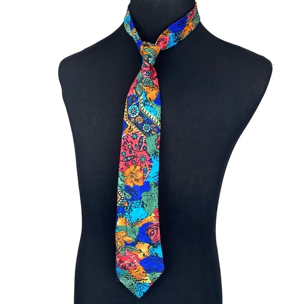 HENRY ALAN NECKWEAR Colorful Tie